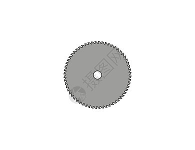 锯刀 圆形刀图标 矢量插图 平面设计金属劳动磁盘工艺木工车轮锯片圆圈安全木头图片