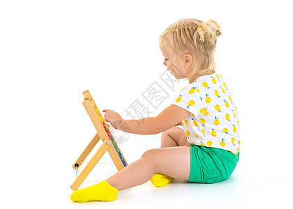 这女孩指望算盘婴儿计算幼儿园乐趣孩子会计学习学校柜台课堂图片
