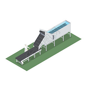 食品工业中具有输电带 体积容量的自动运输机带自动化工厂图片