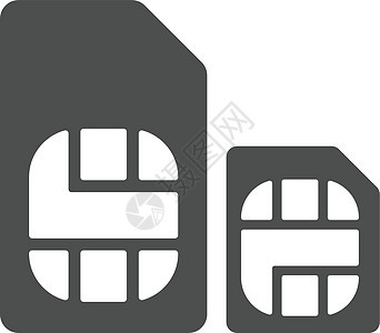 sim 卡矢量图标隔离在白色背景上 用于手机和智能手机的迷你 sim 微型 sim nano sim 卡用于移动和 ui 设计的图片