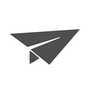 纸飞机发送消息矢量图标隔离在白色背景上 用于 web 移动和用户界面设计的纸飞机平面图标图片
