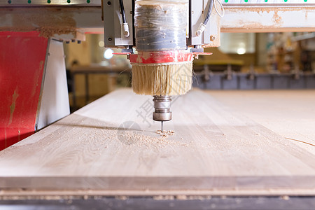 工厂和制造概念家具生产中的切割仪器职场木板机器胶合刀具制造业技术工作木材木工图片