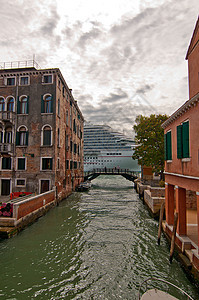威尼斯意大利食人者观风景反射文化历史性旅游地方建筑学城市都市旅行图片