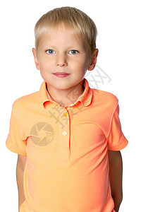 一个小男孩的近身肖像青年孙子微笑幸福眼睛童年婴儿乐趣白色前额图片