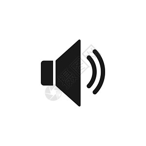 声音图标 扬声器图标 声音矢量图标 音乐音量符号 矢量图 平面设计指针圆圈技术商业白色光标噪音圆形体积互联网图片