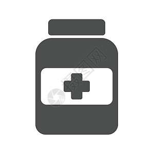 肛肠疾病治疗在白色背景上隔离的药水矢量图标 用于 web 移动和用户界面设计的医疗药水平面图标 医疗保健概念插画