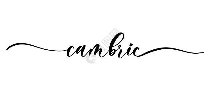 Cambic - 矢量书写文字 包括商店布料和编织 标志和纺织的平滑线条图片