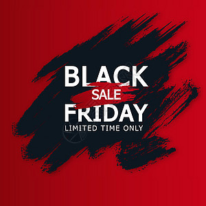 黑色黑方框 有红色笔记本 黑色星期五销售模板 边境矢量框架卡片折扣车队市场商业季节礼物海报标签价格图片