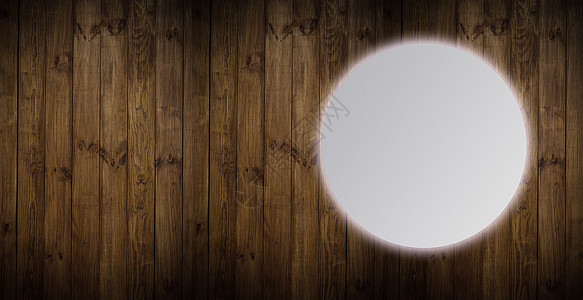木木背景的圆面反射玻璃化妆品圆圈木头洗涤浴室配饰艺术卫生合金图片