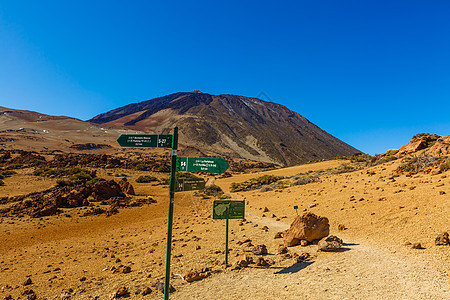 西班牙加那利群岛特内里费提德国家公园火山旅行岛屿游客旅游照片干旱公园地标蓝色图片