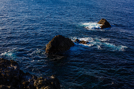 大西洋海洋野外海岸 特纳里费 加那利群岛 西班牙海浪观光小岛荒野热带蓝色晴天支撑旅行身体图片