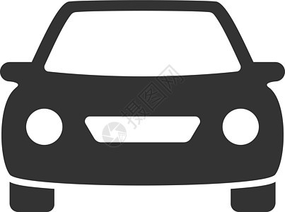 在白色背景上隔离的圆灯矢量图标 用于网络和ui设计的汽车平板图标Name图片