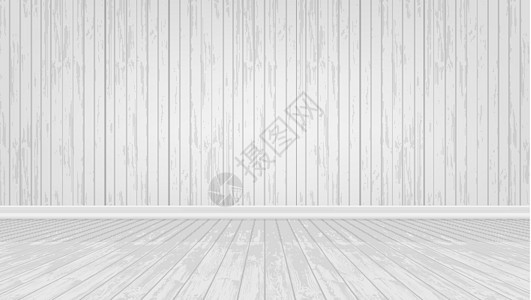 3D 现代光化内部背景地面白色工作室木头房间灰色背景图片
