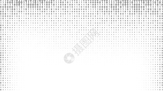 渐变二进制代码位数背景编码白色密码插图电脑全球骇客溪流软件电子背景图片