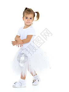 穿白裙子的小公主公主快乐儿童衣服女性童年女孩头发眼睛幸福图片