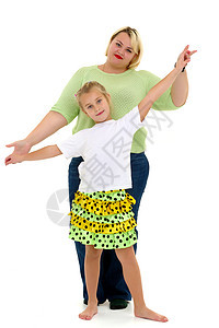 妈妈和女儿手牵手微笑孩子快乐女性女孩房间成人乐趣母性母亲图片