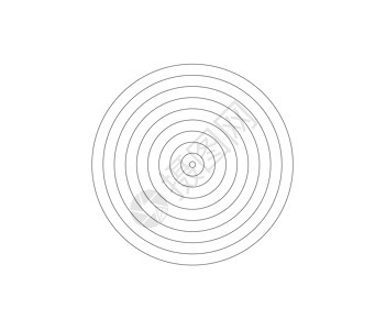 同心圆元素 黑白色环 声波单色图形的抽象矢量图白色线条几何学中心技术漩涡插图墙纸散热艺术背景图片