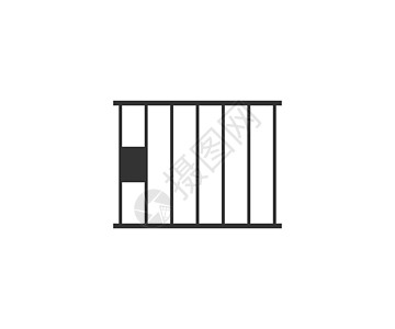 监狱 监狱图标 矢量插图 公寓设计框架墙纸酒吧金属惩罚安全白色逮捕屏幕囚犯图片