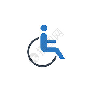 残疾相关矢量 glyph 图标病人街道医院障碍男人人士交通按钮危险车轮图片