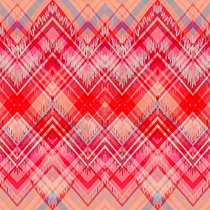 以回溯颜色 阿兹特克风格和无缝形式呈现的种族齐格扎格模式民间几何学纺织品织物三角形毛皮文化插图条纹装饰品图片
