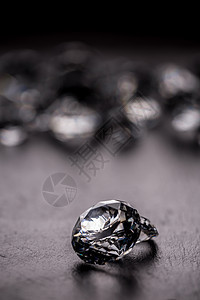 闪光钻石火花珠宝黑色玻璃圆形水晶奢华宝石财富宝藏图片