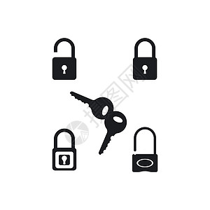 锁卡 pocklock 图标模板插图代码商业锁孔储物柜封锁网络互联网隐私闭锁图片