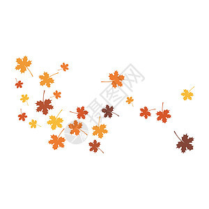 秋后地植物红色季节白色环境橙子叶子落叶黄色树叶图片
