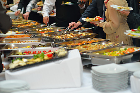 自助自助餐食品会议盘子宴会午餐餐厅服务沙拉奢华训练蔬菜图片