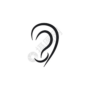 听力标志模板音乐噪音收音机援助医生体积波浪插图耳朵医疗图片