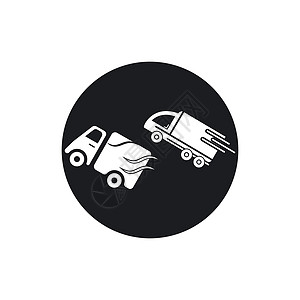 运货卡车图标商业机器质量商品命令插图包装送货购物导游图片