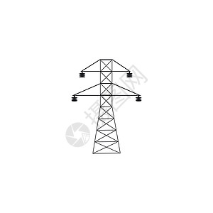 自由塔标志供应商电气危险力量网格天空工业反应邮政电话图片