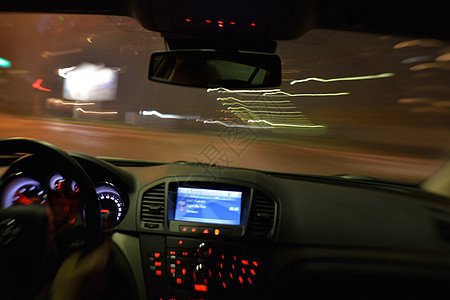 夜车驾驶立交桥小径汽车时间运输街道安全沥青镜子速度图片