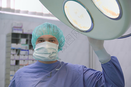 医生面具情况塑料男人诊所卫生外科服务擦洗护理人员图片