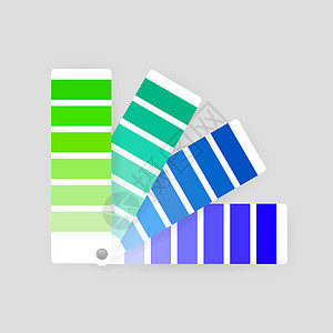 透明背景的调色盘指南Name色域检查工具蓝色插图图表托盘彩虹风格刷子图片
