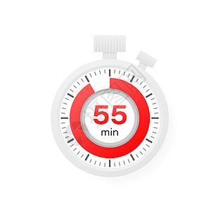 55分钟计时器 固定式的站哨图标数字跑表手表小时标识速度运动竞赛办公室项目图片