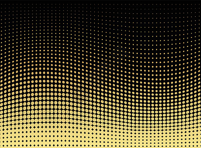 抽象的金色点缀背景 未来派的垃圾图案 点 波浪 用于海报 网站 名片 封面 标签模型 复古布局的矢量现代光学流行艺术质感墙纸黑色图片