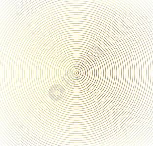 抽象的金色圆圈矢量背景 现代图形模板 圆圈去中心 单色图形条纹圆形艺术线条几何学技术螺旋插图墙纸同心图片