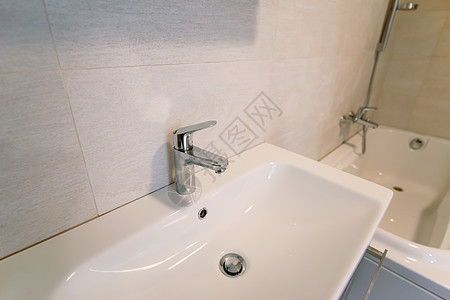 时尚厕所室内奢华玻璃平铺卫生公寓风格洗手间坐浴浴缸淋浴图片