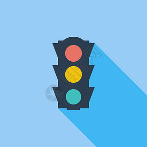 交通灯图标绘画设计旅行街道危险插图路口信号场景警告图片
