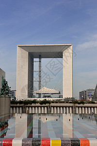 巴黎新中心现代建筑Paris玻璃窗户景观工作建造正方形旅游日落摩天大楼旅行图片