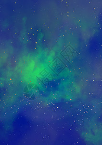 在空间和星云的星域乳白色星系勘探灰尘星座紫色渲染绘画科学插图图片