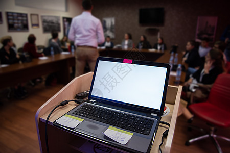 讲台膝上型计算机扬声器团体习俗教育屏幕电脑民众大学监视器笔记本图片