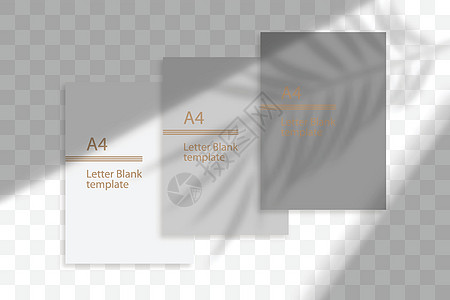 具有透明阴影光效果叠加的现实主义文具商业品牌模型 网格 展示您的设计卡片 海报 故事公司植物窗户横幅推介会主义者身份场景嘲笑办公图片