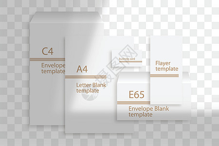具有透明阴影光效果叠加的现实主义文具商业品牌模型 网格 展示您的设计卡片 海报 故事主义者床单传单植物横幅办公室公司名片身份推介图片