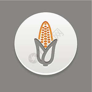Corn 图标 蔬菜矢量说明图片