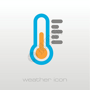 温度计热热量图标 气象学 天气健康摄氏度医疗气象科学药品测量乐器温度插图图片