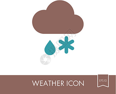 云雪雨图标 气象贮存插图季节电脑天空预报风暴数据天气图片
