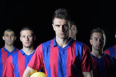 足球足球运动员队游戏团体蓝色玩家杯子训练冠军行动场地成人图片