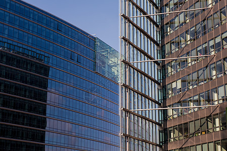 布鲁塞尔玻璃办公大楼Blusburth摩天大楼办公室市中心景观商业天空机构联盟议会反射图片