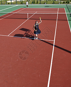青年女子户外打网球游戏活动娱乐玩家运动闲暇运动员比赛竞赛成人女士背景图片
